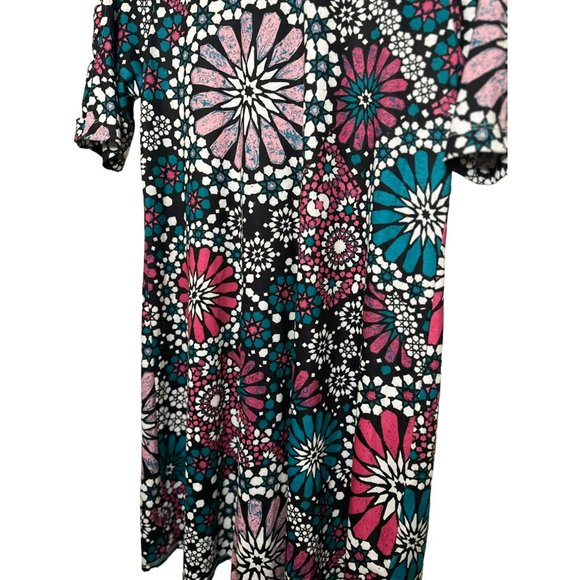 NWT Ruby Rd. Ladies Cut Out Sleeve Floral Pattern Scoop Neck Dress SZ Small - Picture 4 of 9